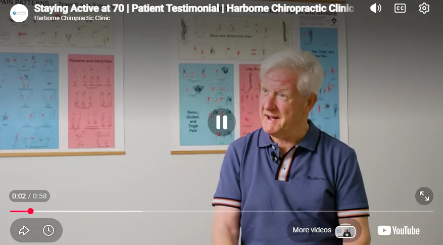 Staying Active at 70 | Patient Testimonial | Harborne Chiropractic Clinic Birmingham
